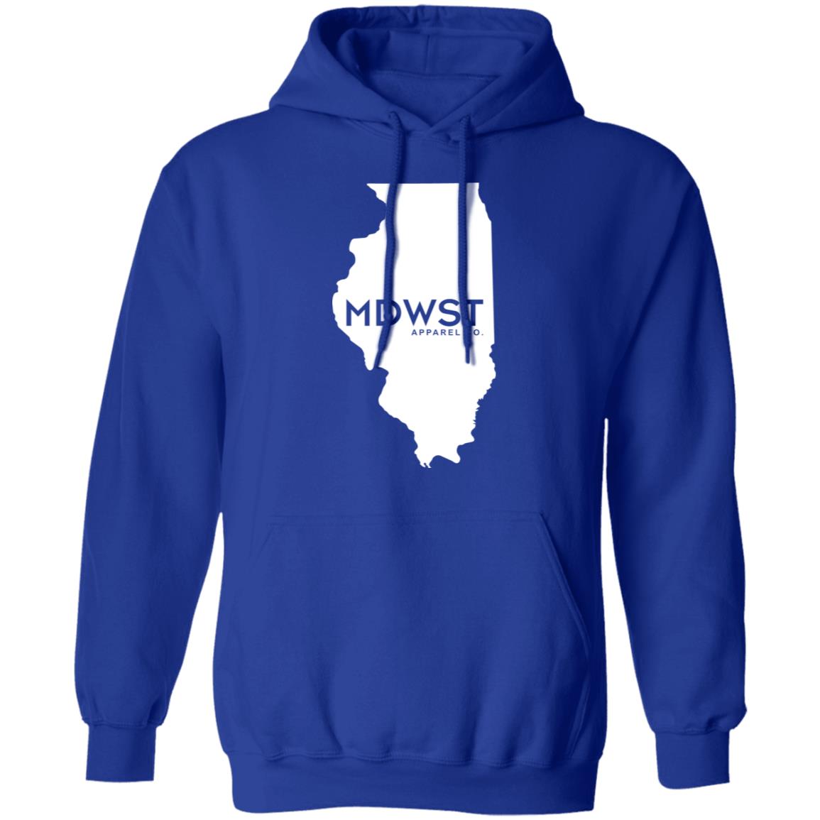 Illinois Front Men's Pullover Hoodie