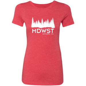 MDWST Pines Ladies' Triblend T-Shirt