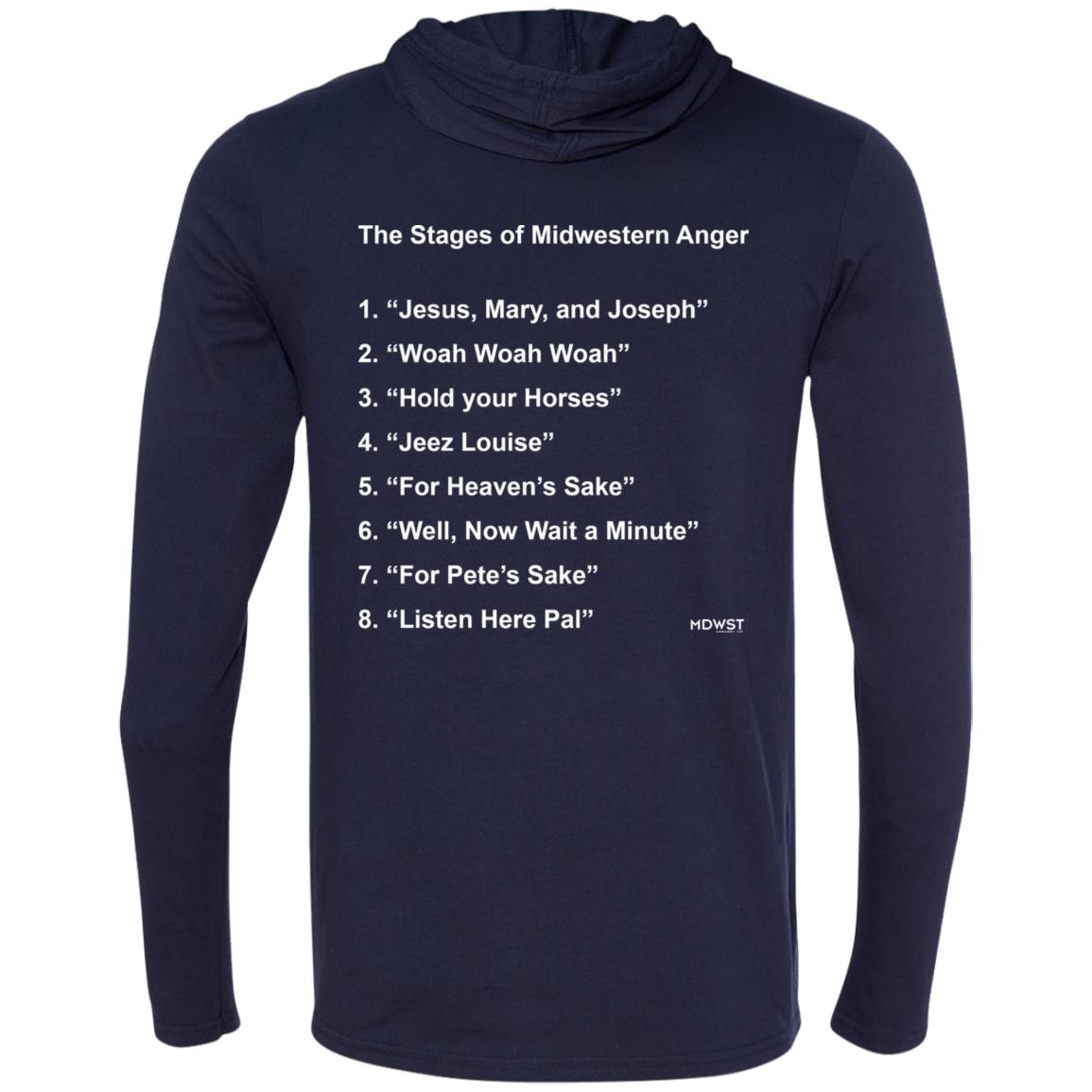 MDWST Anger Men's LS T-Shirt Hoodie