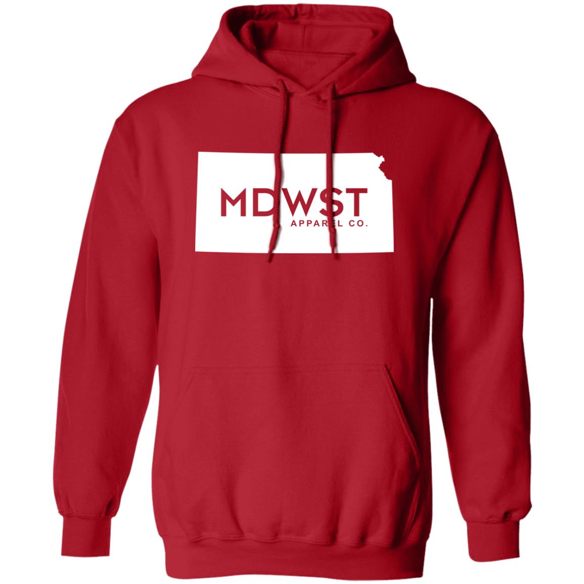 Kansas Front Men's Pullover Hoodie