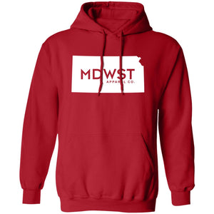 Kansas Front Men's Pullover Hoodie