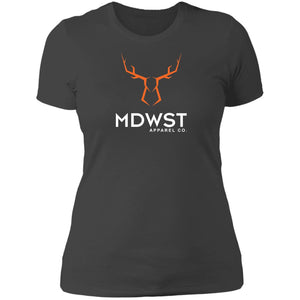 MDWST Deer Ladies' Boyfriend T-Shirt