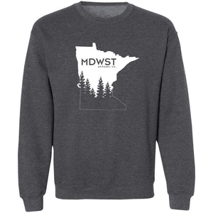 Minnesota Pines Crewneck Pullover Sweatshirt