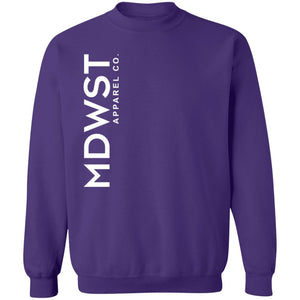 MDWST Vertical Crewneck Pullover Sweatshirt