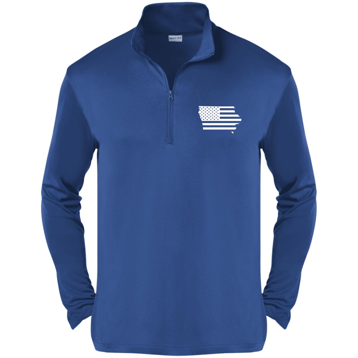 American Flag IA State Men's Light Weight Competitor 1/4-Zip Pullover