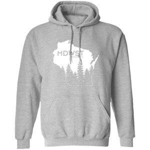 Wisconsin Pine Tree Men's Pullover Hoodie