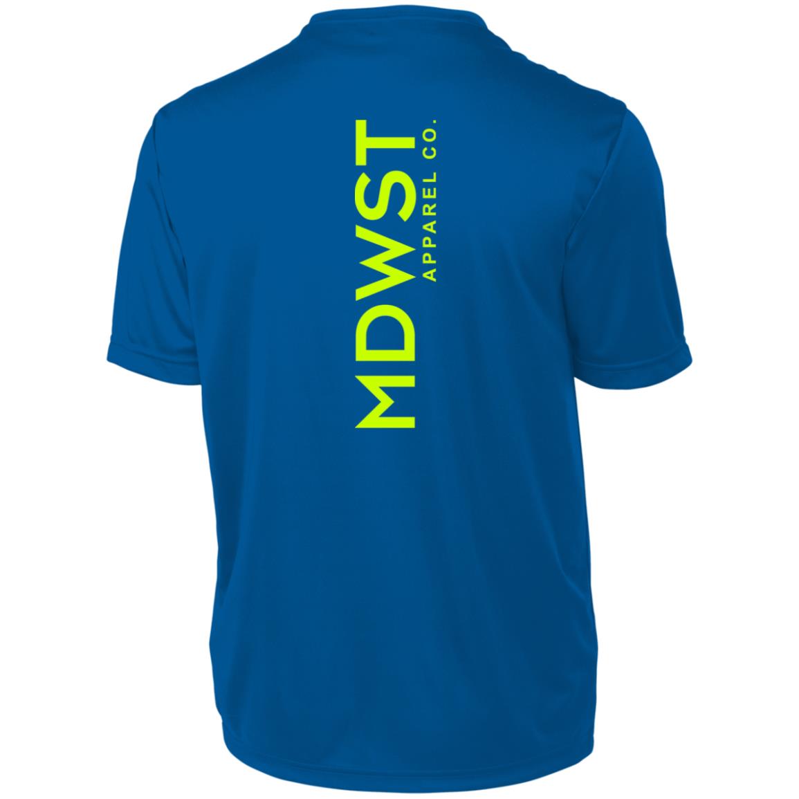 MDWST Vert Lime Moisture-Wicking Tee