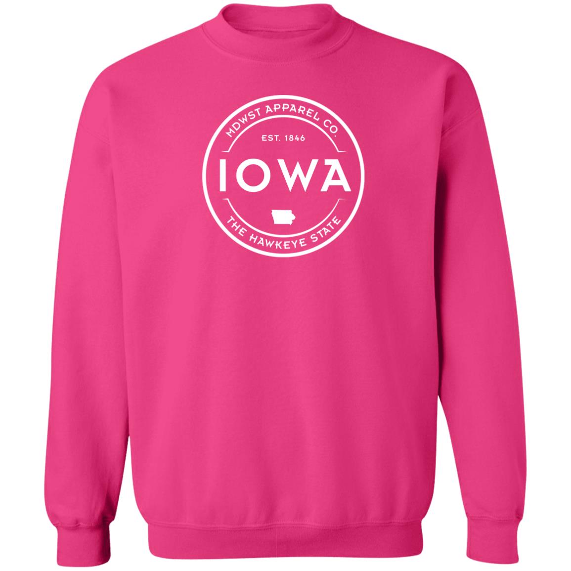 Iowa Crest Crewneck Pullover Sweatshirt