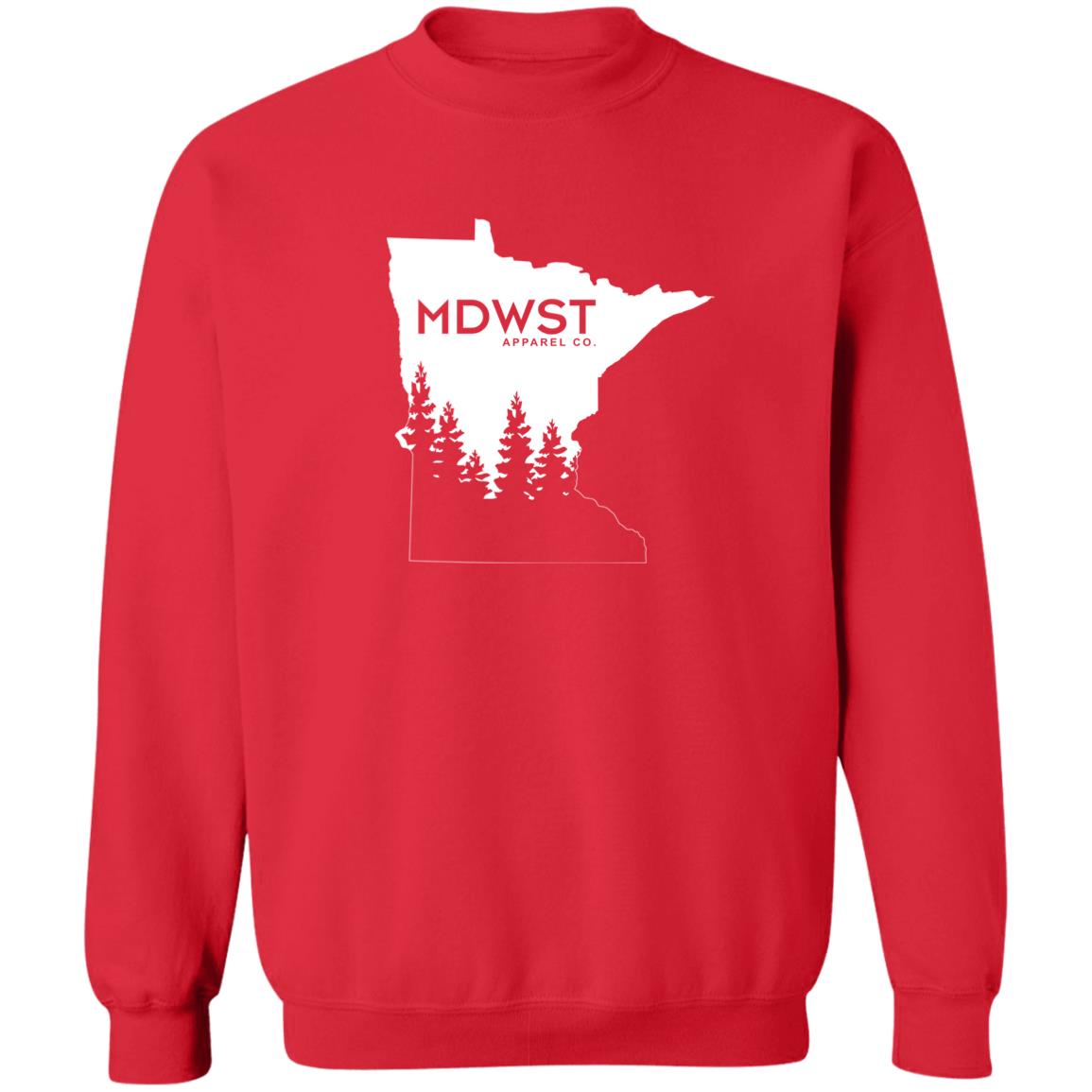 Minnesota Pines Crewneck Pullover Sweatshirt