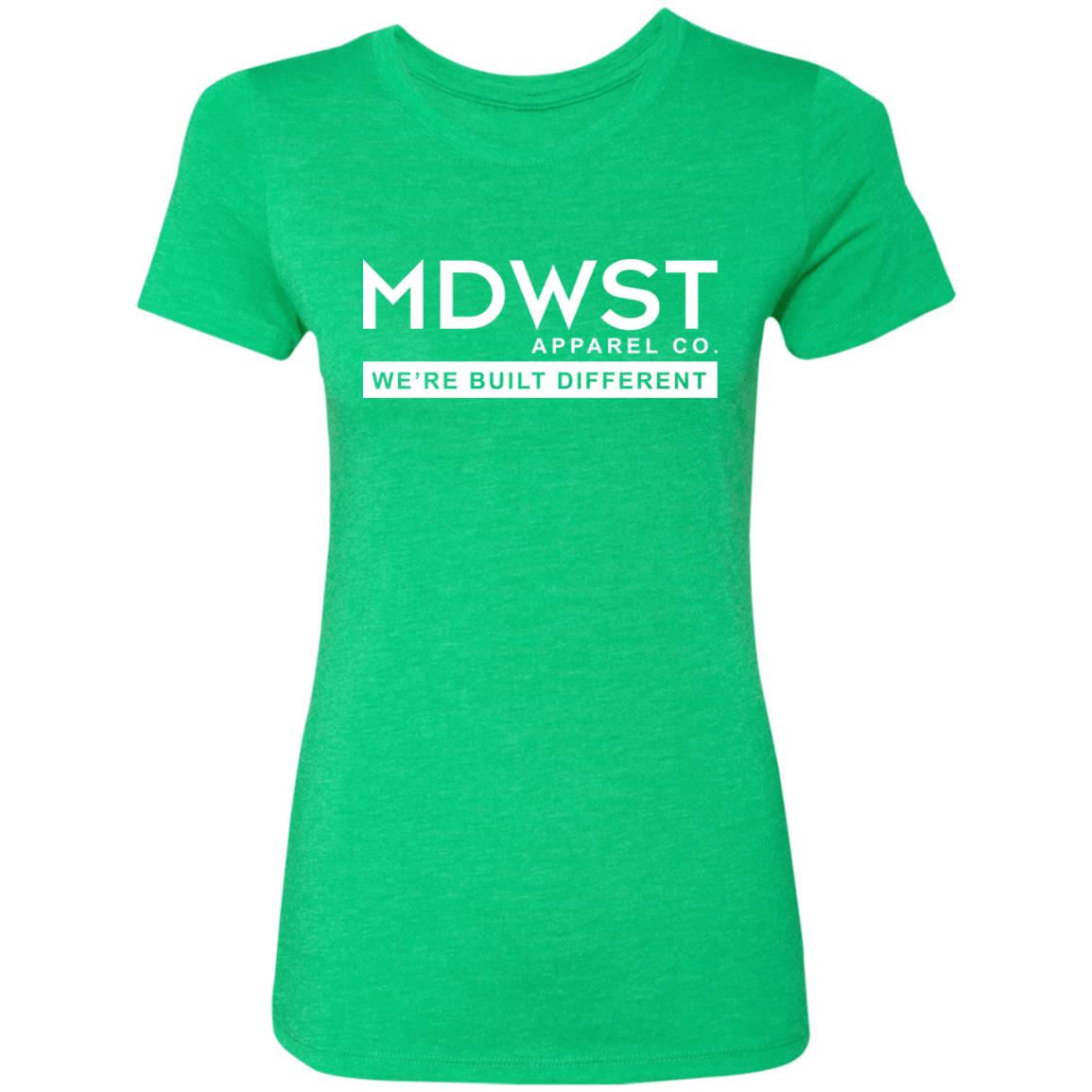 MDWST Built Different Front Ladies' Triblend T-Shirt