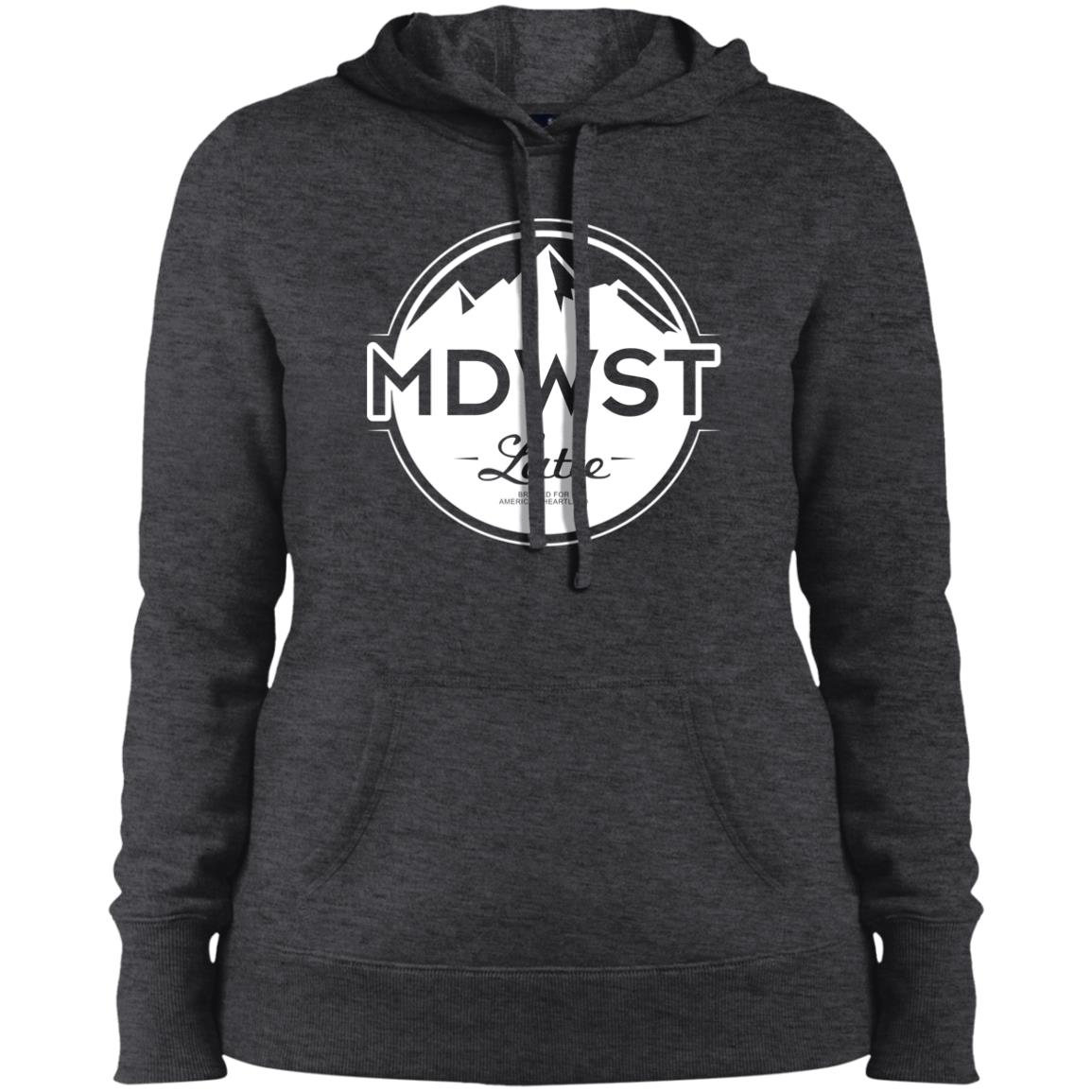 MDWST Latte Ladies' Pullover Hooded Sweatshirt