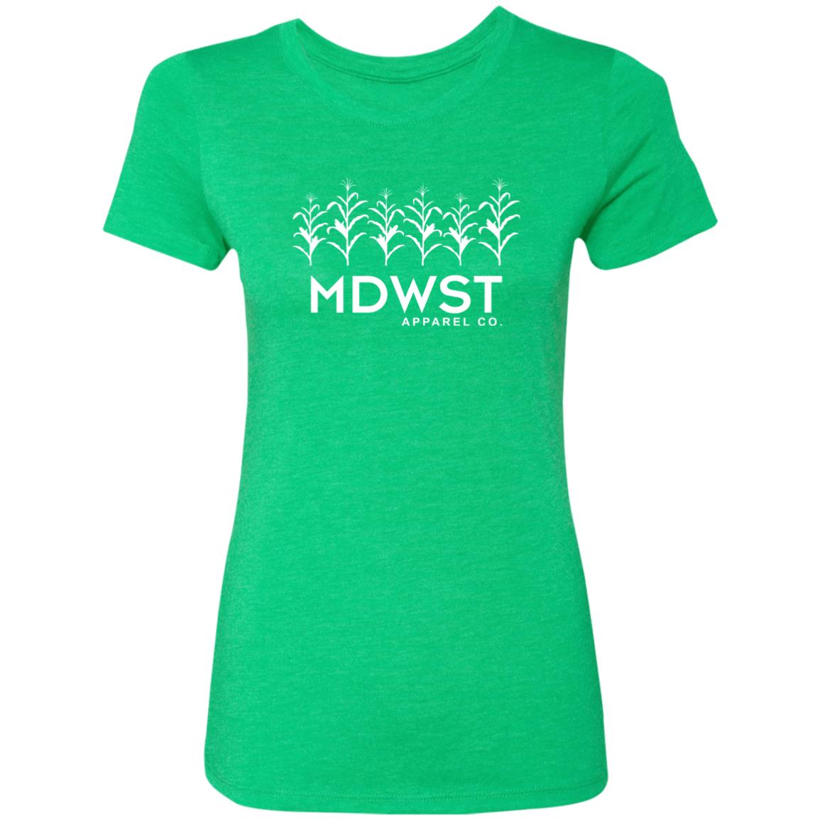 MDWST Corn Ladies' Triblend T-Shirt