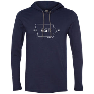 Iowa Est. Men's LS T-Shirt Hoodie