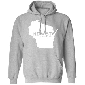 Wisconsin Front Men's Pullover Hoodie