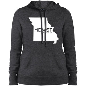 Missouri Front Ladies' Pullover Hooded Sweatshirt