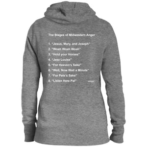 MDWST Anger Ladies' Pullover Hooded Sweatshirt