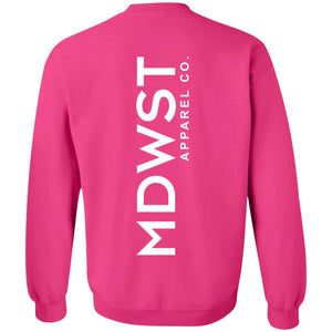 MDWST Vertical Crewneck Pullover Sweatshirt