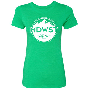MDWST Latte Ladies' Triblend T-Shirt