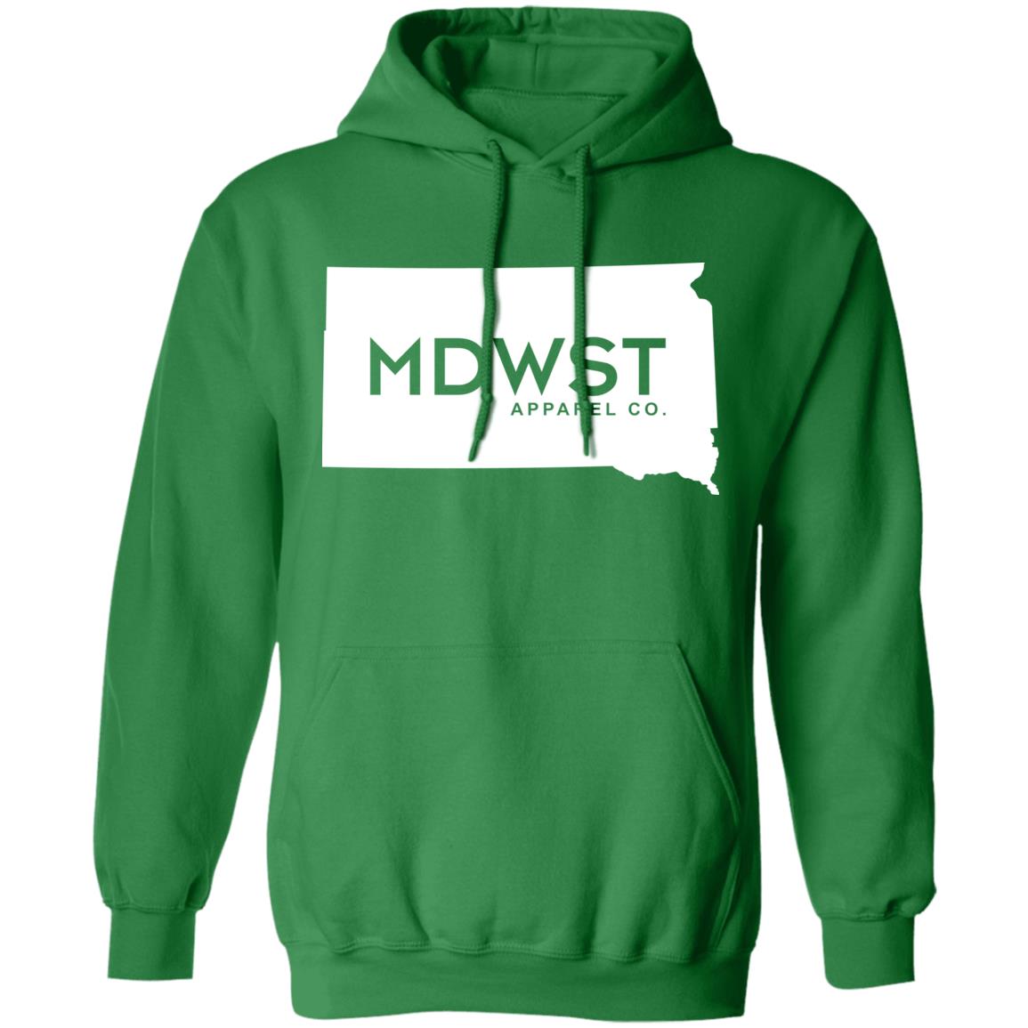 South Dakota Front Men's Pullover Hoodie