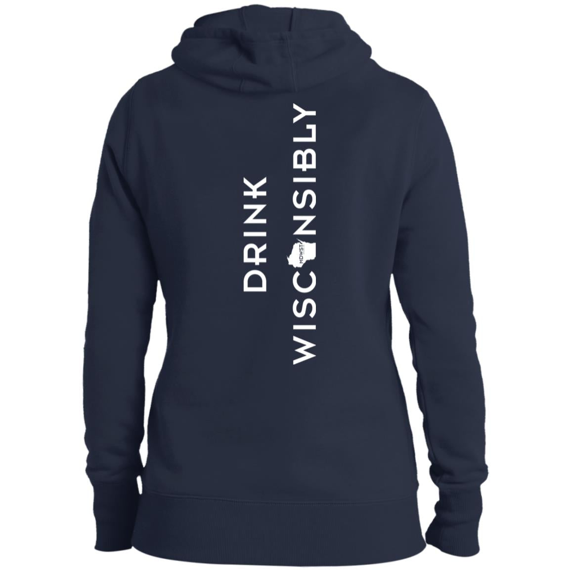 Drink Wisconsibly Ladies' Pullover Hooded Sweatshirt