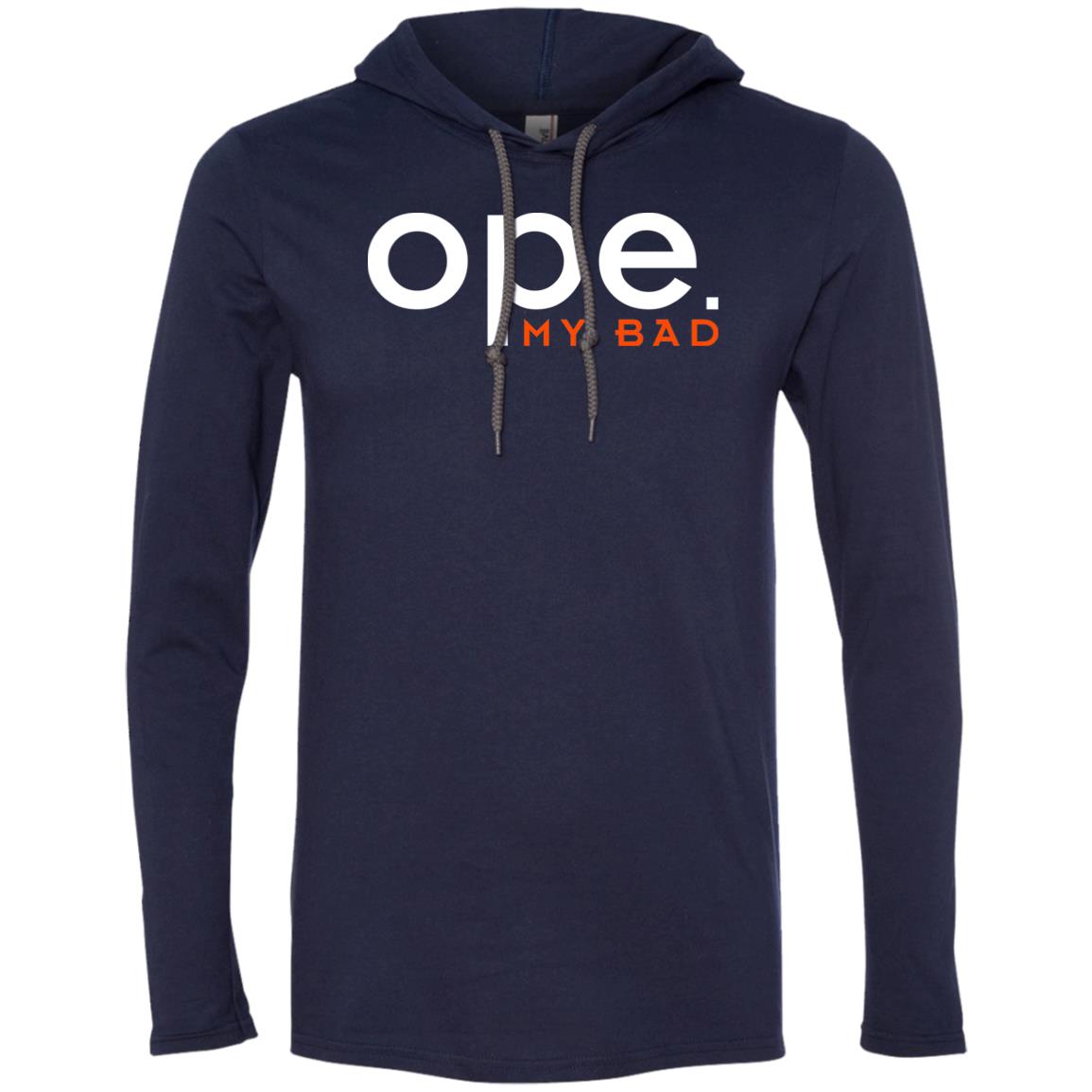 Ope My Bad Men's LS T-Shirt Hoodie