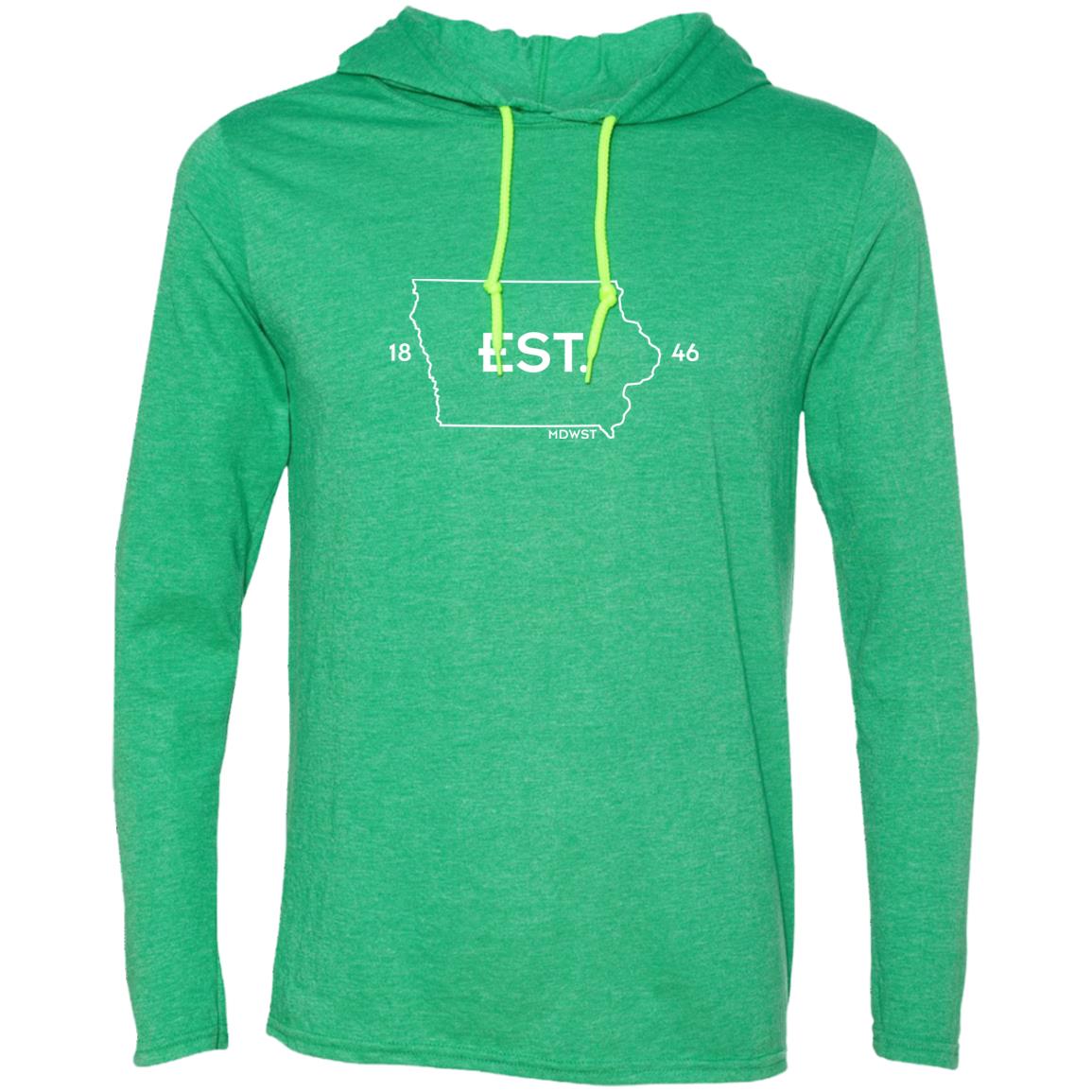 Iowa Est. Men's LS T-Shirt Hoodie