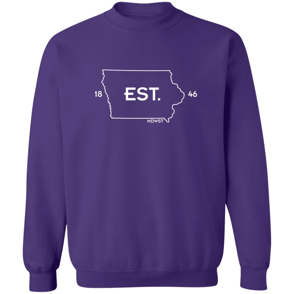 Iowa Est. Crewneck Pullover Sweatshirt