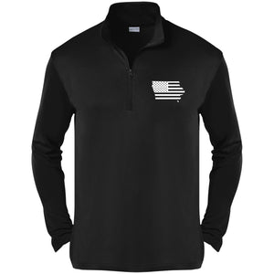 American Flag IA State Men's Light Weight Competitor 1/4-Zip Pullover