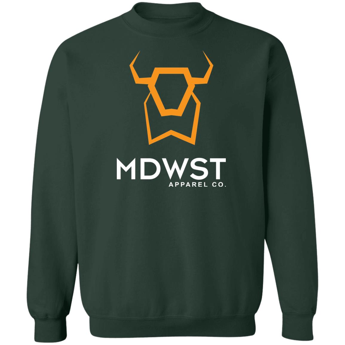 MDWST Bison Crewneck Pullover Sweatshirt