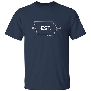 Iowa Est. Youth 5.3 oz 100% Cotton T-Shirt
