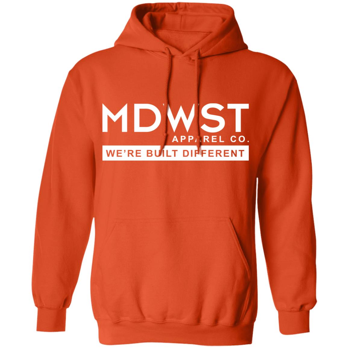 MDWST Built Different Men's Pullover Hoodie