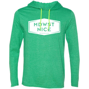 MDWST Nice Men's LS T-Shirt Hoodie