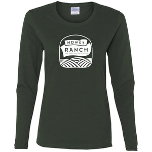 MDWST Ranch Ladies' Cotton LS T-Shirt