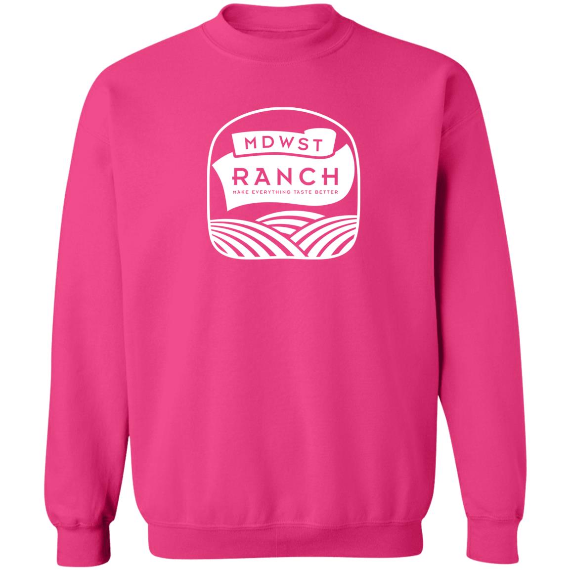 MDWST Ranch Crewneck Pullover Sweatshirt