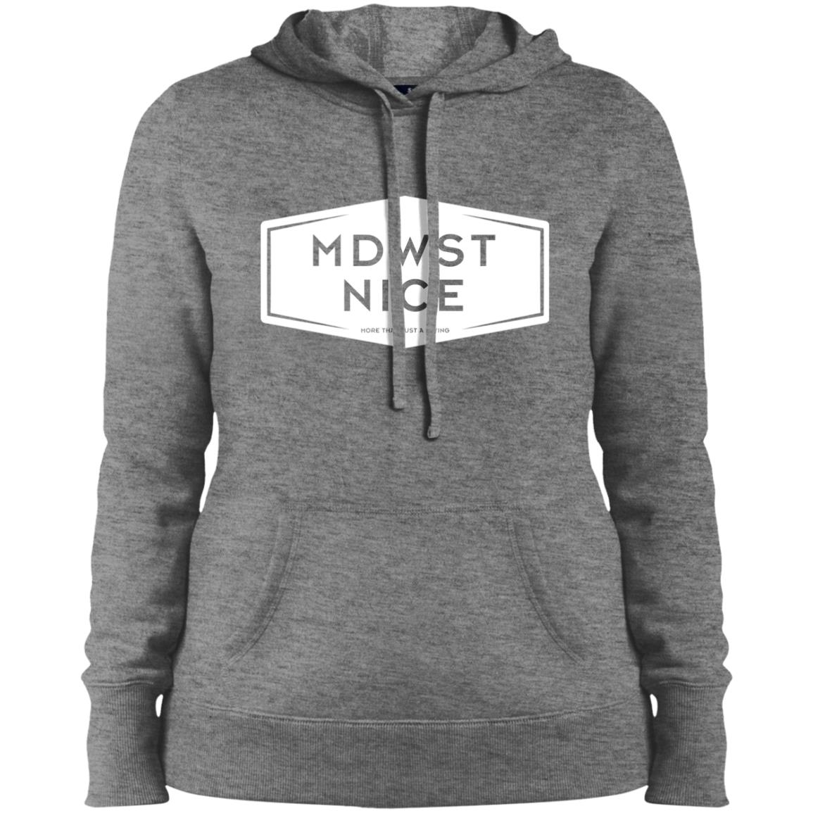 MDWST Nice Ladies' Pullover Hooded Sweatshirt