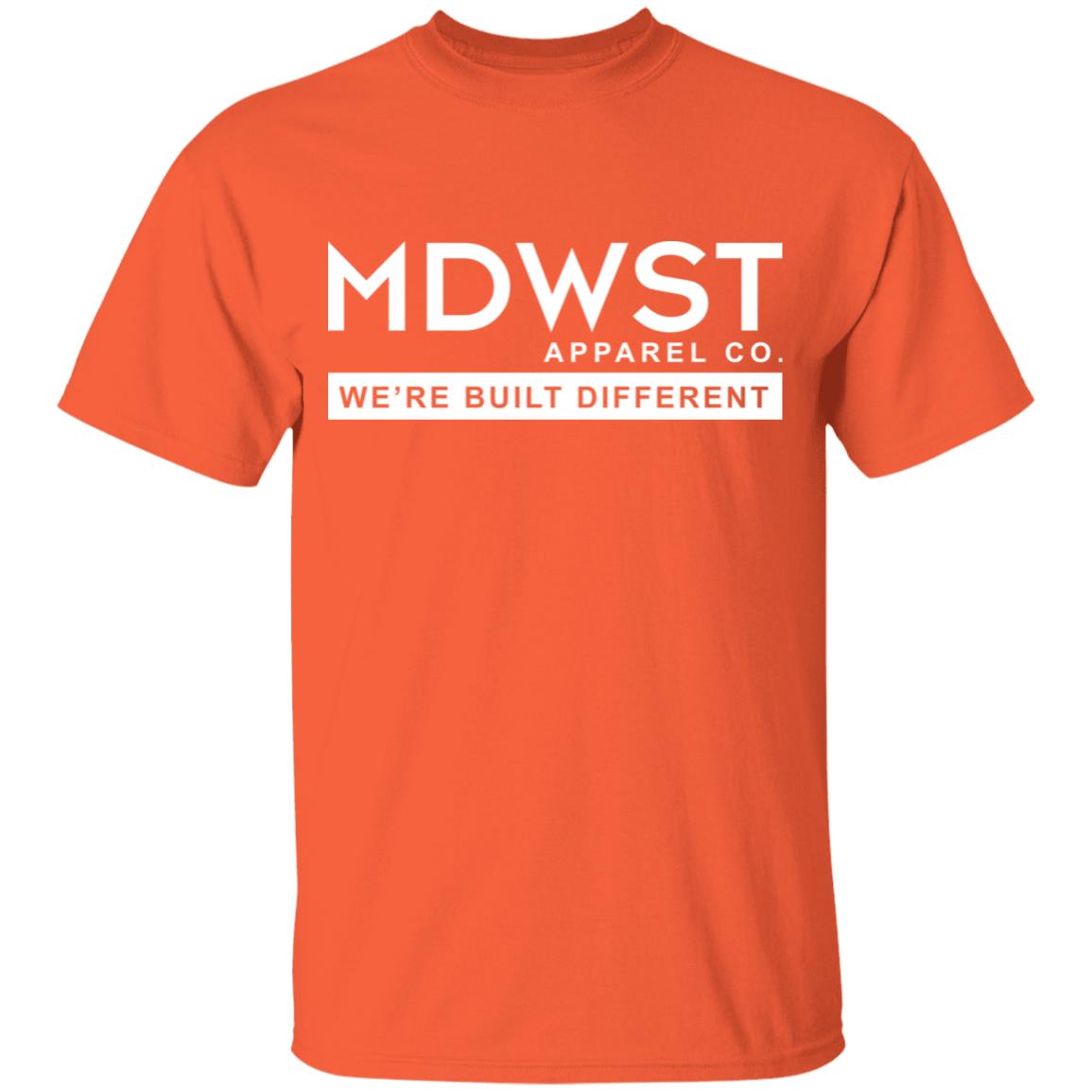 MDWST Built Different Front Youth 5.3 oz 100% Cotton T-Shirt