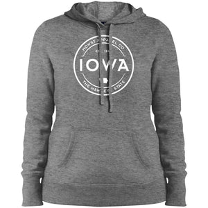 Iowa Crest Ladies' Pullover Hooded Sweatshirt