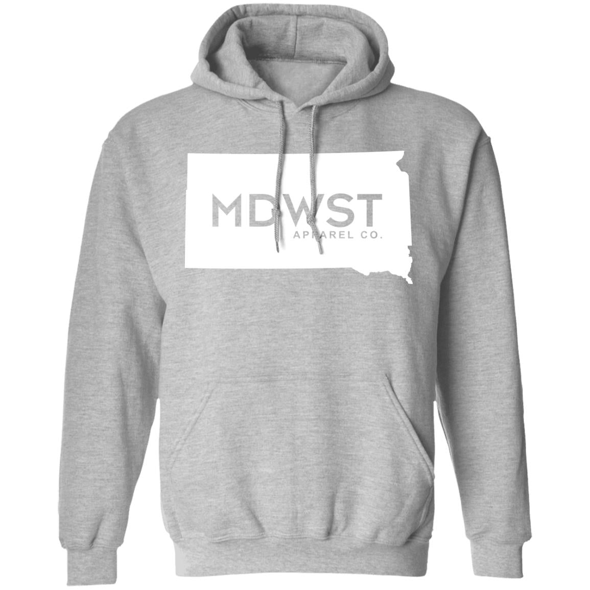 South Dakota Front Men's Pullover Hoodie