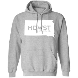 South Dakota Front Men's Pullover Hoodie