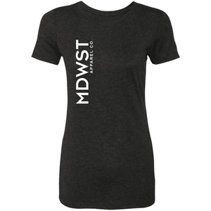 MDWST Vertical Ladies' Triblend T-Shirt