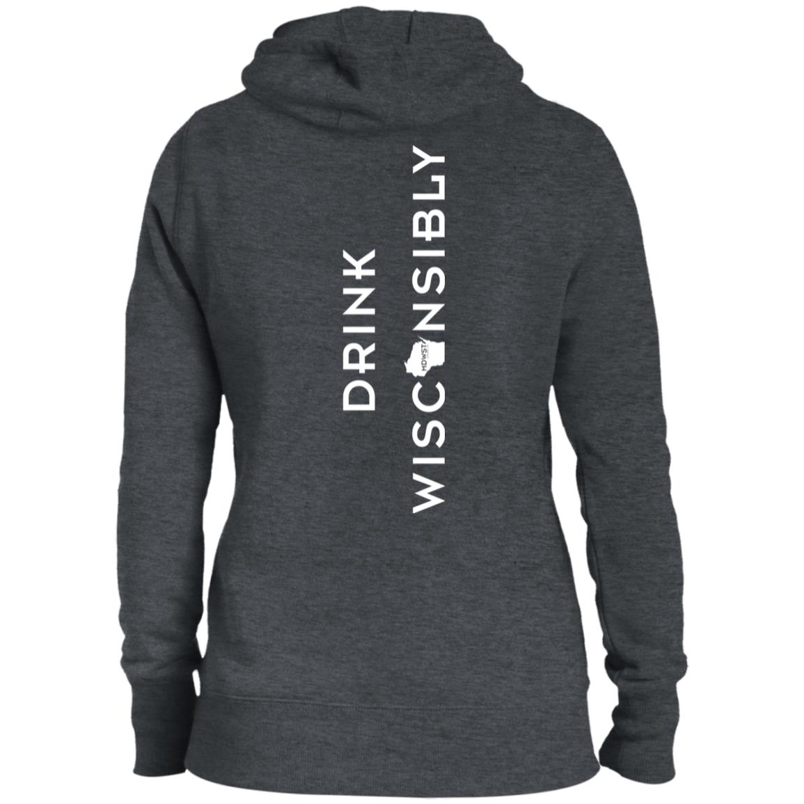 Drink Wisconsibly Ladies' Pullover Hooded Sweatshirt