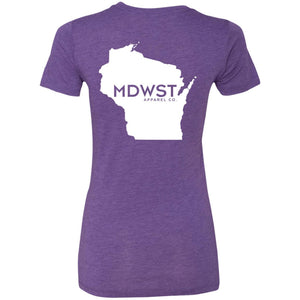 Wisconsin Ladies' Triblend T-Shirt