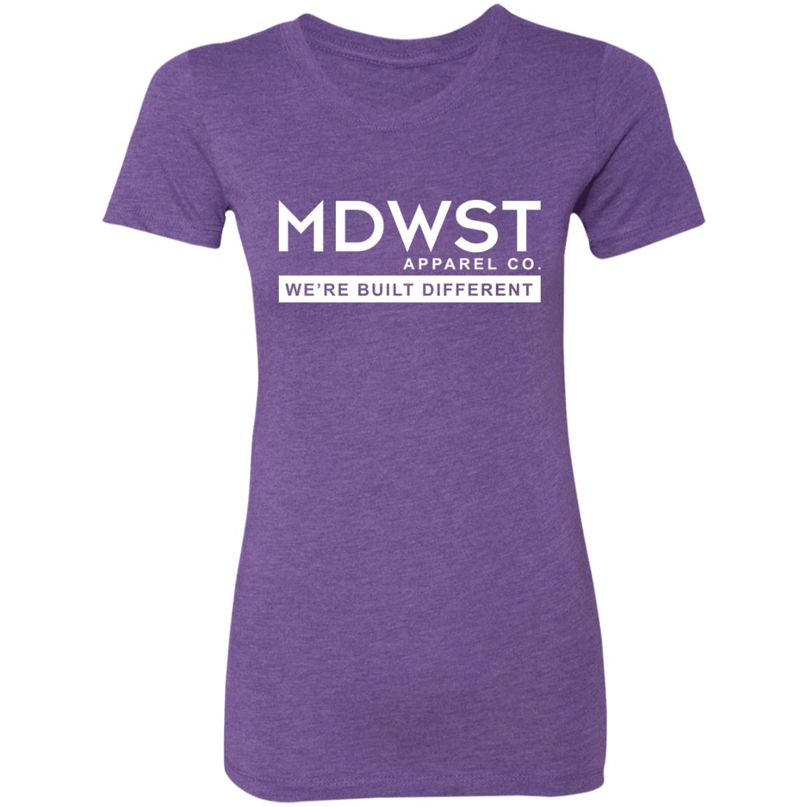 MDWST Built Different Front Ladies' Triblend T-Shirt