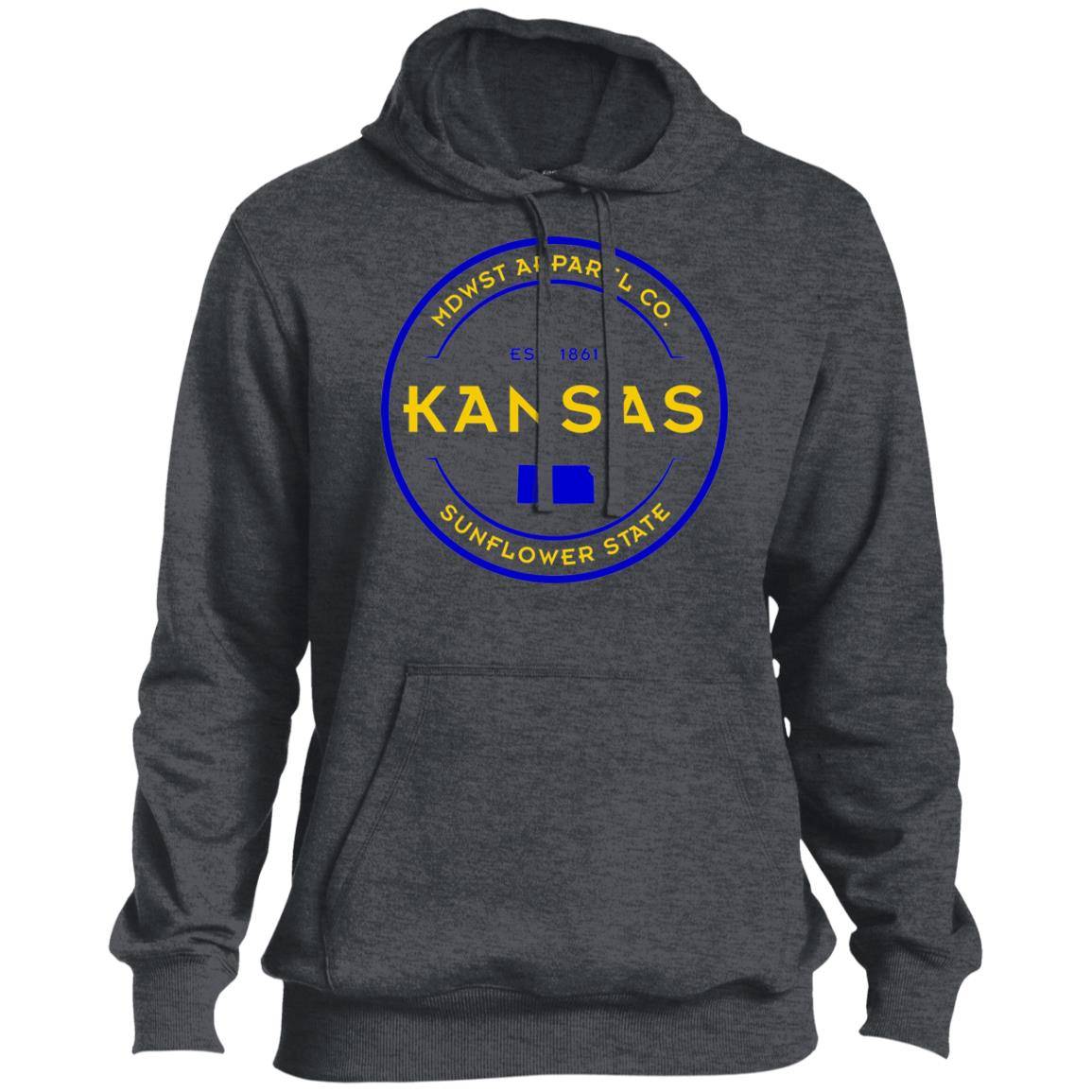 Kansas Crest Pullover Hoodie