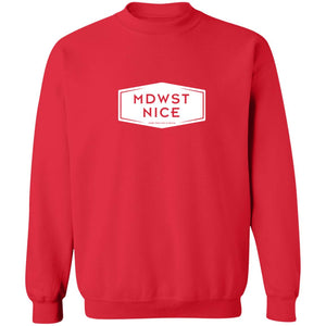 MDWST Nice Crewneck Pullover Sweatshirt