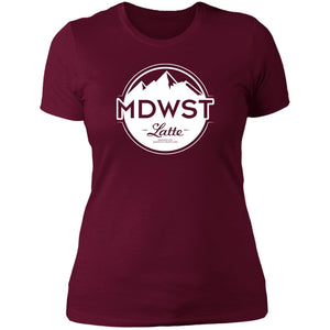 MDWST Latte Ladies' Boyfriend T-Shirt