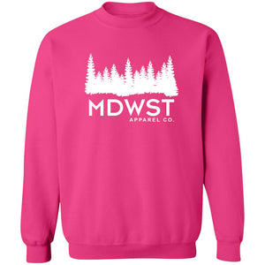 MDWST Pines Crewneck Pullover Sweatshirt