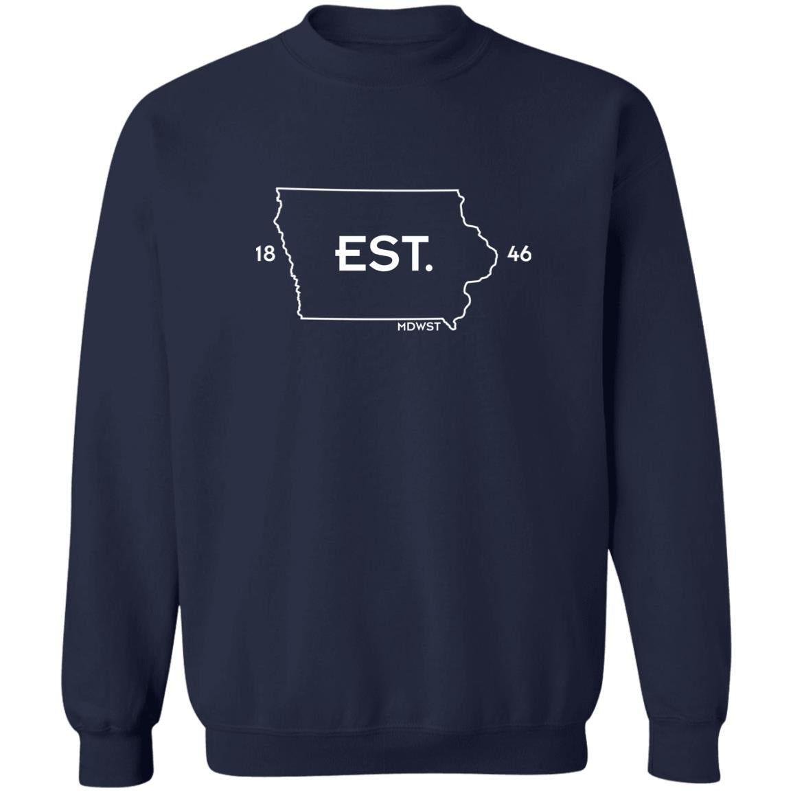 Iowa Est. Crewneck Pullover Sweatshirt