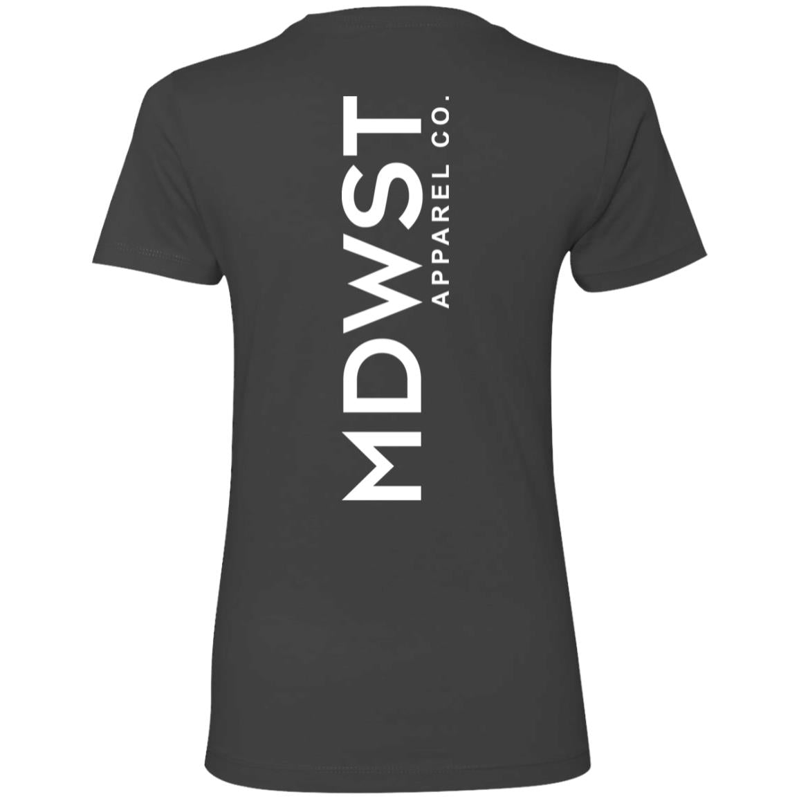 MDWST Vertical Ladies' Boyfriend T-Shirt