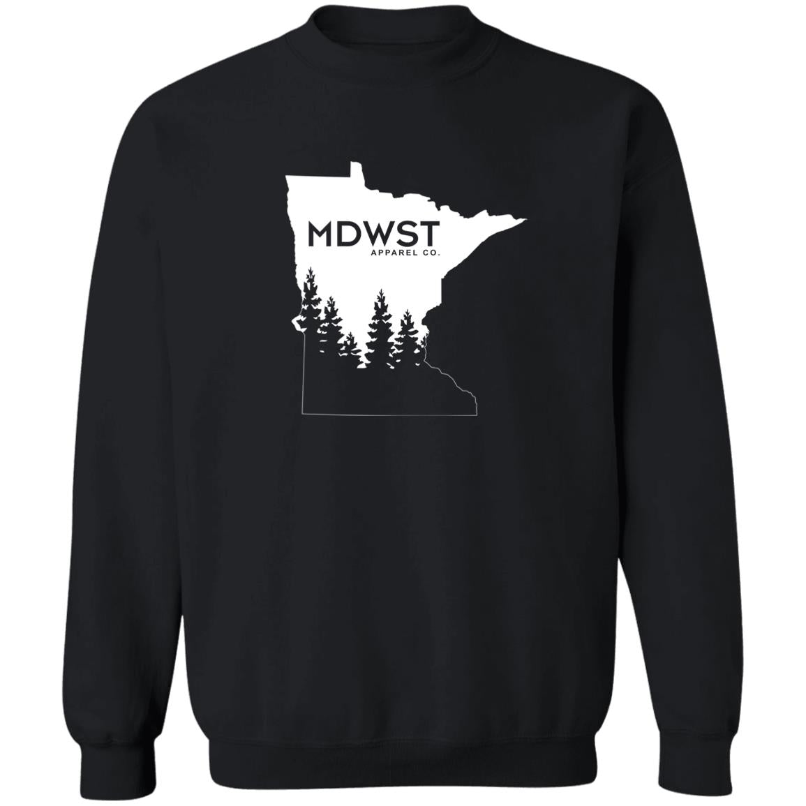 Minnesota Pines Crewneck Pullover Sweatshirt